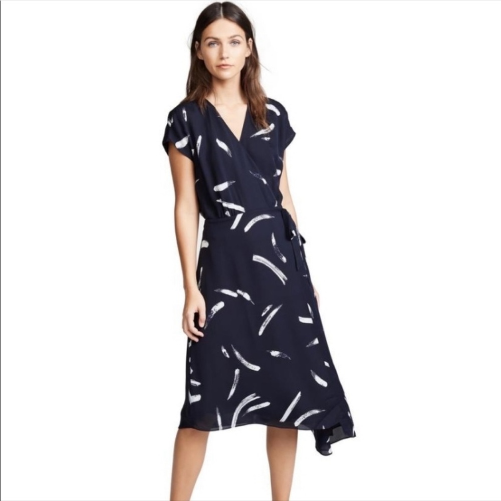 Joie Bethwen Silk Wrap Dress